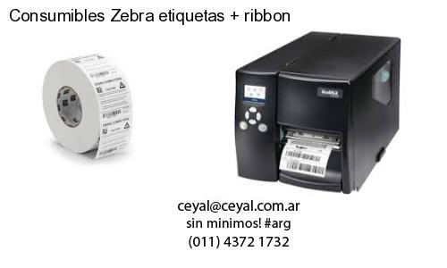 Consumibles Zebra etiquetas   ribbon
