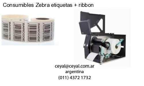 Consumibles Zebra etiquetas ribbon