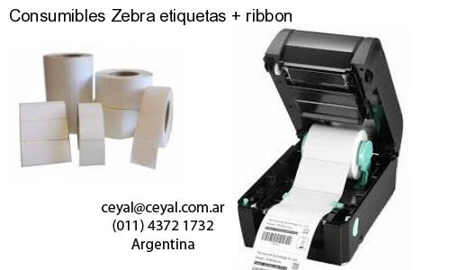 Consumibles Zebra etiquetas   ribbon