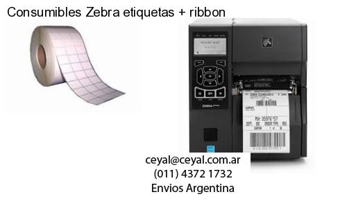 Consumibles Zebra etiquetas   ribbon