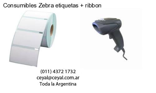 Consumibles Zebra etiquetas   ribbon