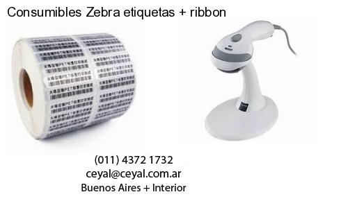 Consumibles Zebra etiquetas ribbon