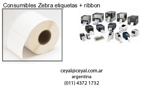 Consumibles Zebra etiquetas   ribbon