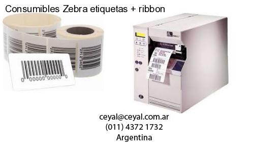 Consumibles Zebra etiquetas   ribbon