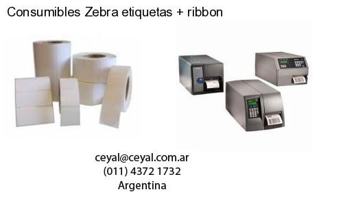 Consumibles Zebra etiquetas ribbon