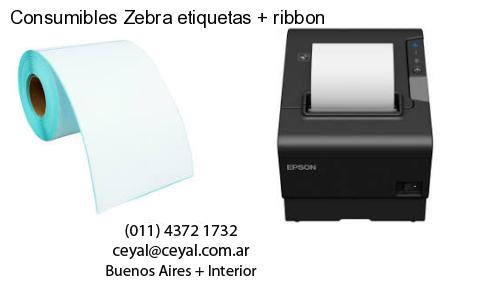 Consumibles Zebra etiquetas   ribbon