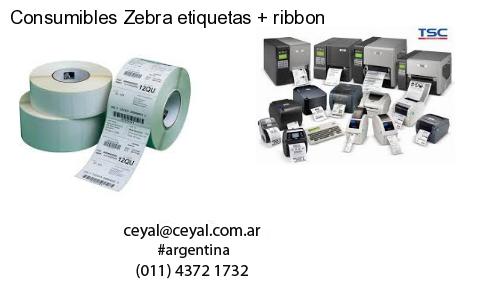 Consumibles Zebra etiquetas   ribbon