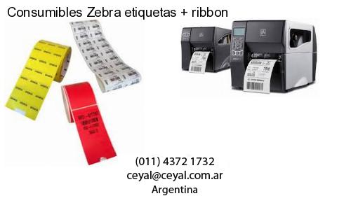 Consumibles Zebra etiquetas   ribbon