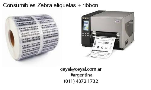 Consumibles Zebra etiquetas   ribbon