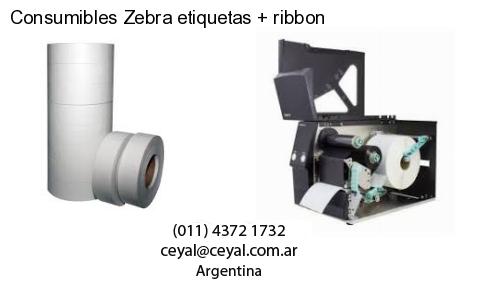 Consumibles Zebra etiquetas   ribbon