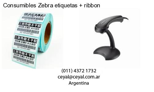 Consumibles Zebra etiquetas   ribbon