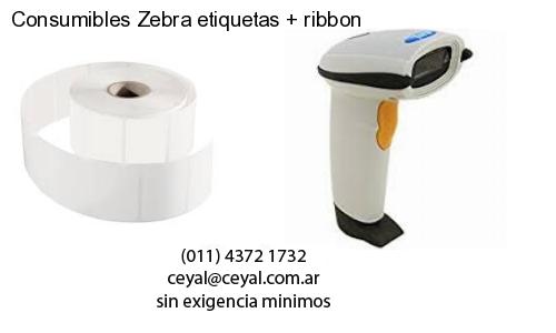 Consumibles Zebra etiquetas   ribbon