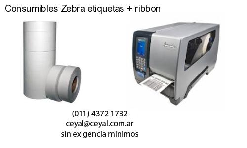 Consumibles Zebra etiquetas   ribbon