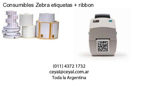 Consumibles Zebra etiquetas   ribbon
