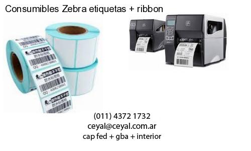 Consumibles Zebra etiquetas   ribbon