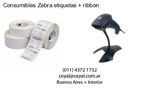 Consumibles Zebra etiquetas   ribbon