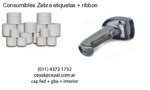 Consumibles Zebra etiquetas ribbon