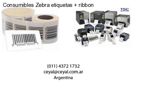 Consumibles Zebra etiquetas ribbon