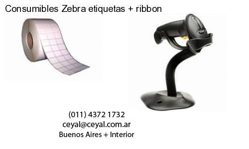 Consumibles Zebra etiquetas ribbon