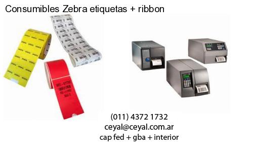 Consumibles Zebra etiquetas   ribbon