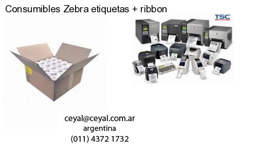 Consumibles Zebra etiquetas   ribbon