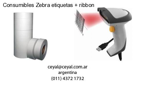 Consumibles Zebra etiquetas ribbon