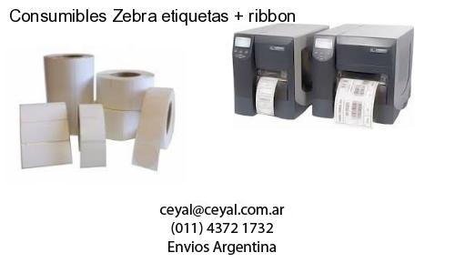 Consumibles Zebra etiquetas   ribbon