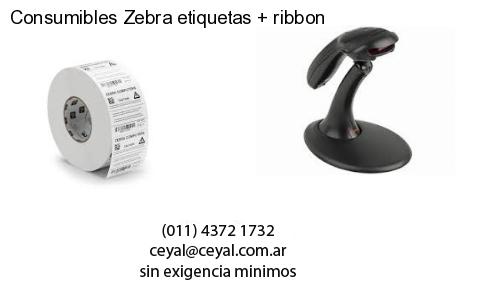 Consumibles Zebra etiquetas   ribbon