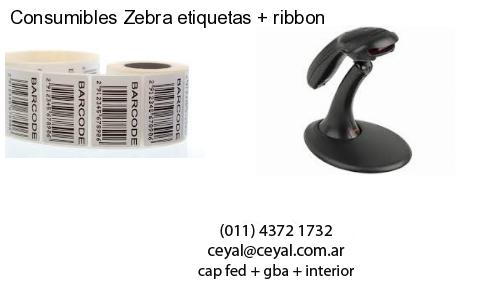 Consumibles Zebra etiquetas   ribbon