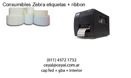 Consumibles Zebra etiquetas   ribbon
