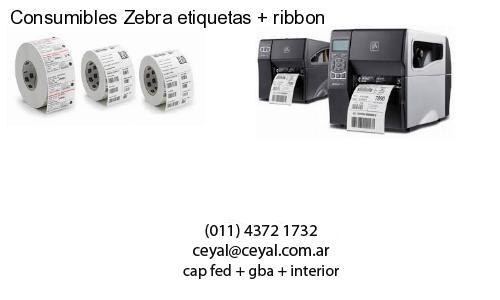Consumibles Zebra etiquetas   ribbon