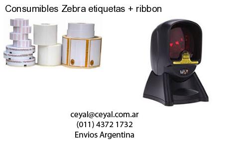 Consumibles Zebra etiquetas   ribbon