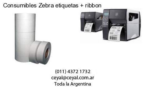 Consumibles Zebra etiquetas   ribbon