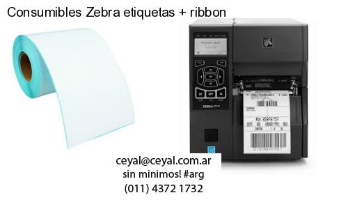 Consumibles Zebra etiquetas   ribbon