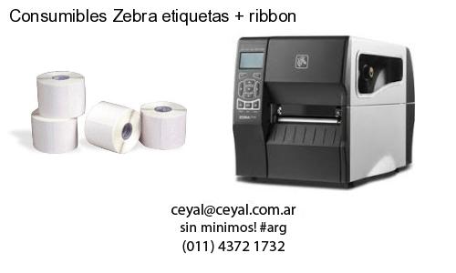 Consumibles Zebra etiquetas   ribbon