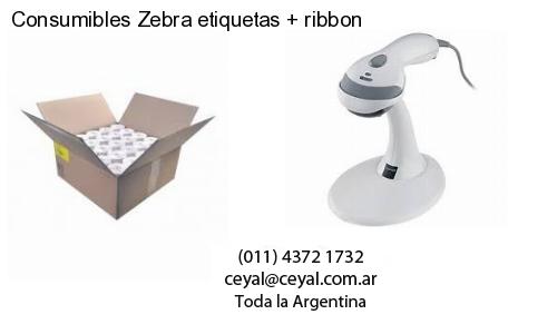 Consumibles Zebra etiquetas   ribbon