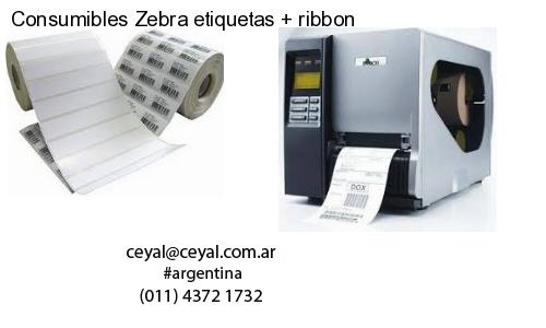 Consumibles Zebra etiquetas ribbon