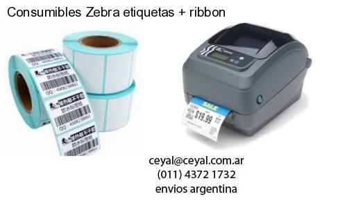 Consumibles Zebra etiquetas   ribbon