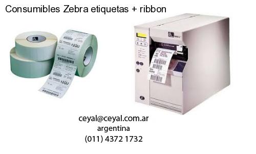 Consumibles Zebra etiquetas   ribbon