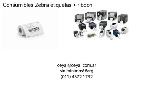 Consumibles Zebra etiquetas   ribbon