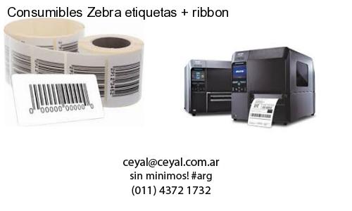 Consumibles Zebra etiquetas   ribbon