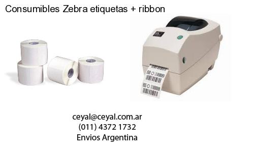 Consumibles Zebra etiquetas   ribbon