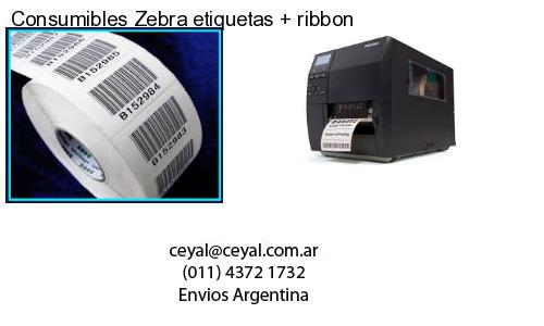 Consumibles Zebra etiquetas   ribbon
