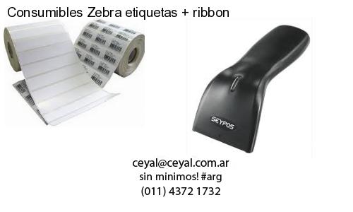 Consumibles Zebra etiquetas   ribbon
