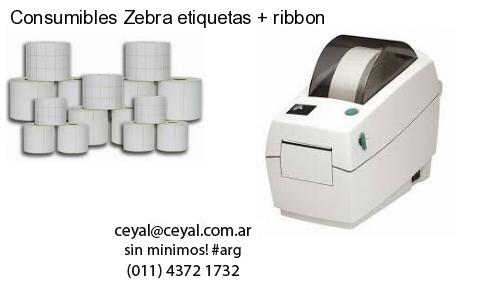 Consumibles Zebra etiquetas   ribbon