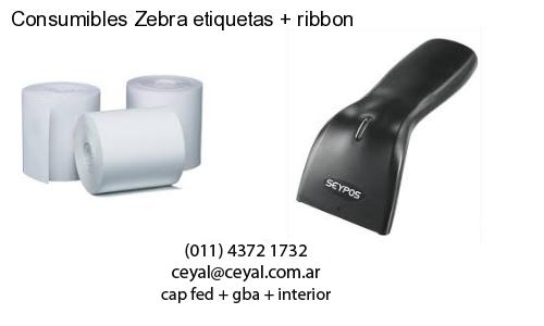 Consumibles Zebra etiquetas   ribbon