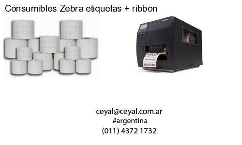 Consumibles Zebra etiquetas   ribbon