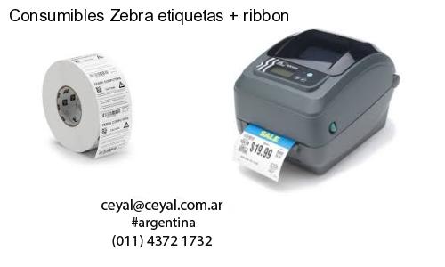 Consumibles Zebra etiquetas   ribbon