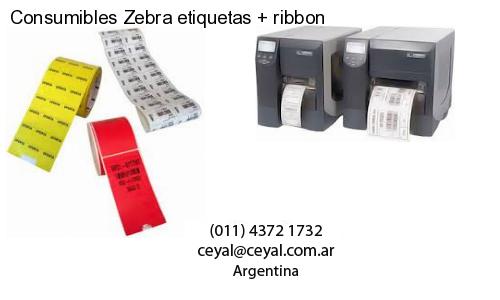 Consumibles Zebra etiquetas   ribbon