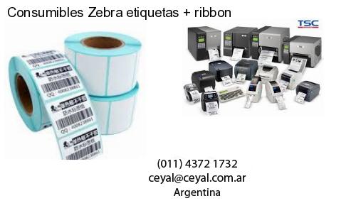 Consumibles Zebra etiquetas   ribbon